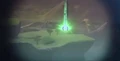 A Beacon in an early version of Breath of the Wild