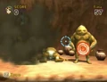 A fallen down Goron