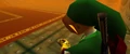 Link with the Triforce of Courage in Ocarina of Time