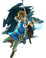 Link, the hero chosen by The Goddess Hylia