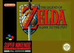 The Legend of Zelda: A Link to the Past Game Boy Advance Box Art
