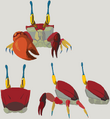 Ironshell Crab concept art from Breath of the Wild