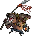 Artwork of a Moblin with a Lantern from The Wind Waker