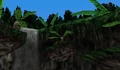 The entrance to the rapids from a distance in Zora Cape from Majora's Mask