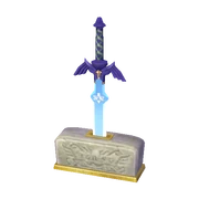 The Master Sword as seen in Animal Crossing: New Leaf
