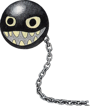 The Legend of Zelda: Link's Awakening, chain chomps (i think