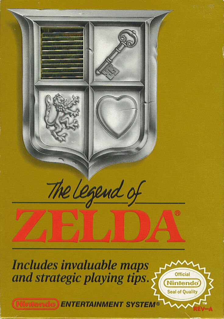 the legend of zelda nes cartridge