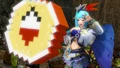 Lana wielding the 8-Bit Compass in Hyrule Warriors: Definitive Edition