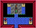 Link obtaining Roc's Feather within the Tail Cave, as seen in Link's Awakening DX