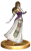 SSBB Zelda Trophy Model.png