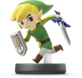 Toon Link amiibo from the Super Smash Bros. series