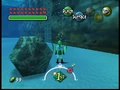 A large "liftable" Rock placed underwater from Majora's Mask, which Link cannot interact with
