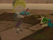 Fado and Makar playing the "Wind God's Aria" on their Violins