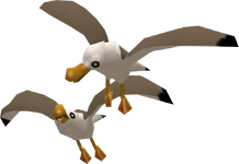 TWW Seagull Figurine Model