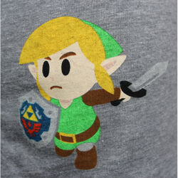 The Legend of Zelda Link's Awakening Zelda Outline Womens T-Shirt