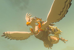 BotW Link Riding Teba