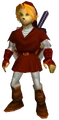 Link wearing the Goron Tunic in Ocarina of Time