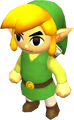 Link wearing the Hero's Tunic from Tri Force Heroes