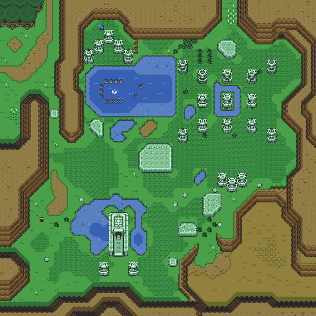 The Legend of Zelda: A Link to the Past - All Warp Tiles 