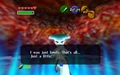 An angry Princess Ruto scolding Link after defeating Barinade