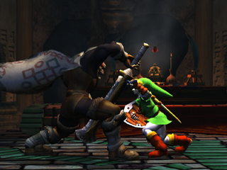 Link and Ganondorf Fight SW2000 2
