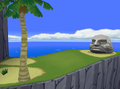 Stone Head in Outset Island in The Wind Waker