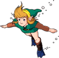 ALttP Link Zora's Flippers Artwork.png