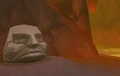 A Stone Watcher on Fire Mountain from The Wind Waker