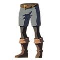 Trousers of the Wild with Gray Dye from Breath of the Wild