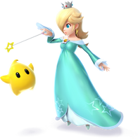 SSB4 Rosalina and Luma Artwork