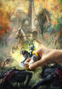 TPHD Wolf Link amiibo Promotional Art