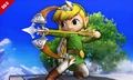 Toon Link using the Hero's Bow from Super Smash Bros. for Nintendo 3DS