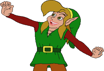 A still of Link from a cutscene taken from Link: The Faces of Evil