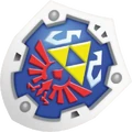The Hylian Crest on the Hylian Shield from A Link Between Worlds
