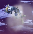 Sheik performing the Vanish move