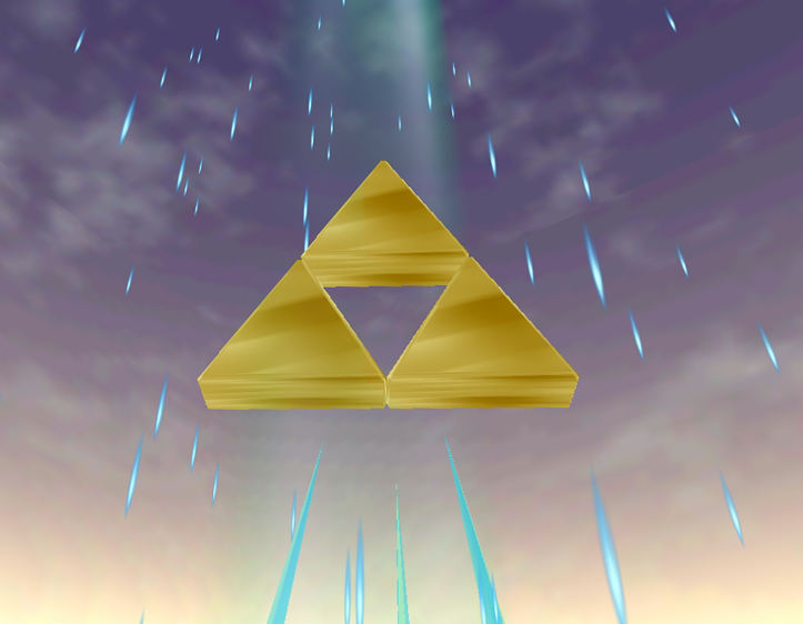 triforce in ocarina of time