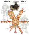 Ganon's Castle map from Ocarina of Time