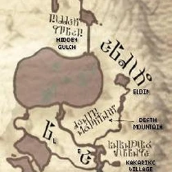 Hyrule Map Twilight Princess Eldin Province - Zelda Wiki