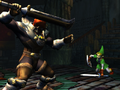 Link and Ganondorf fighting