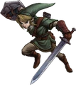 Artwork of Link wielding the Ordon Sword