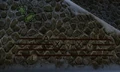 The notes for the "Minuet of Forest" on a wall in Termina Field from Majora's Mask 3D