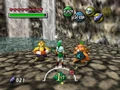 Zora Link with the Beaver Bros. in Majora's Mask