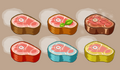 Concept art of steak varieties