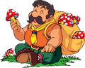 Artwork of Tarin from Link's Awakening