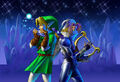 Link, Navi, and Sheik