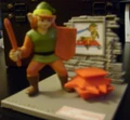 Figure of Link and a Blade Trap from The Legend of Zelda
