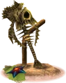 The Zora Guitar on Mikau's grave from Majora's Mask 3D