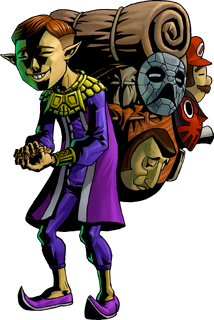 MM Happy Mask Salesman Artwork