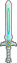 Goddess White Sword