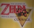 An inverted Triforce (possibly Courage) seen in the scrapped third entry of the Oracle games